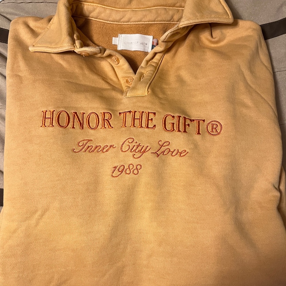 Honor The Gift Inner City Love 1988 Rugby Fleece 'Melon'